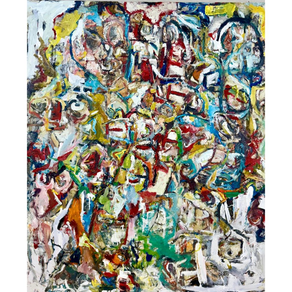 Race  oil on canvas 102x122cm.